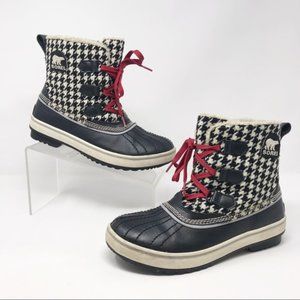 COPY - Sorel Tivoli Houndstooth Fleece Boots S1-279-7